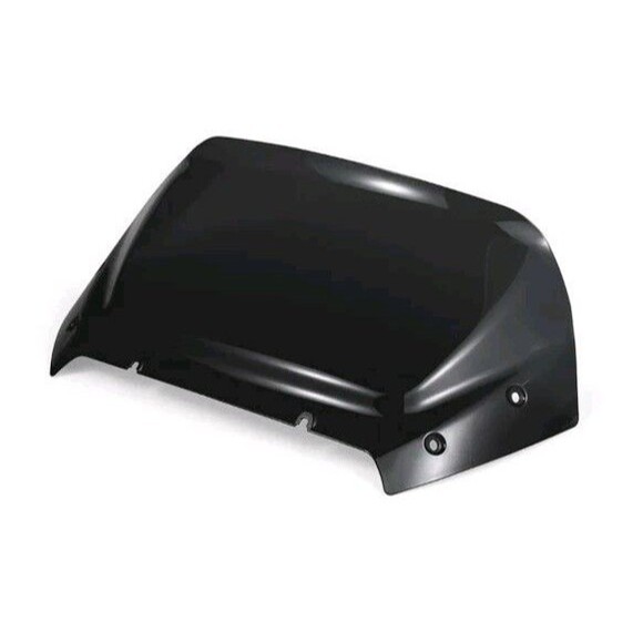 11.5" Wave Windshield Windscreen Wind Splitter Compatible for Harley CVO Black - Picture 5 of 11